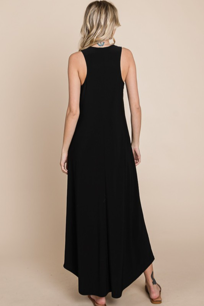 V Neck Maxi Dress