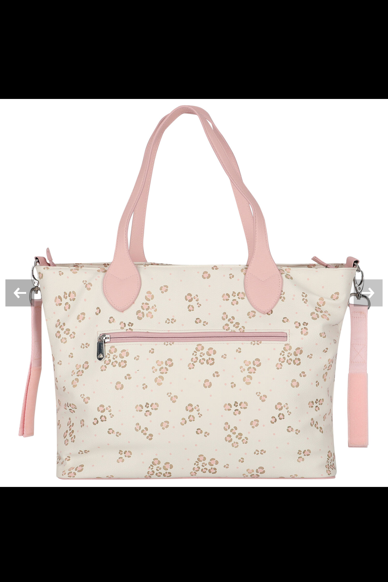 White Leopard diaper bag