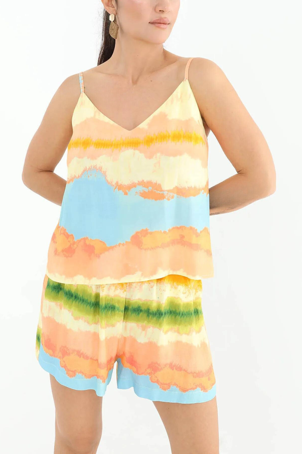 Tie Dye Elastic Short