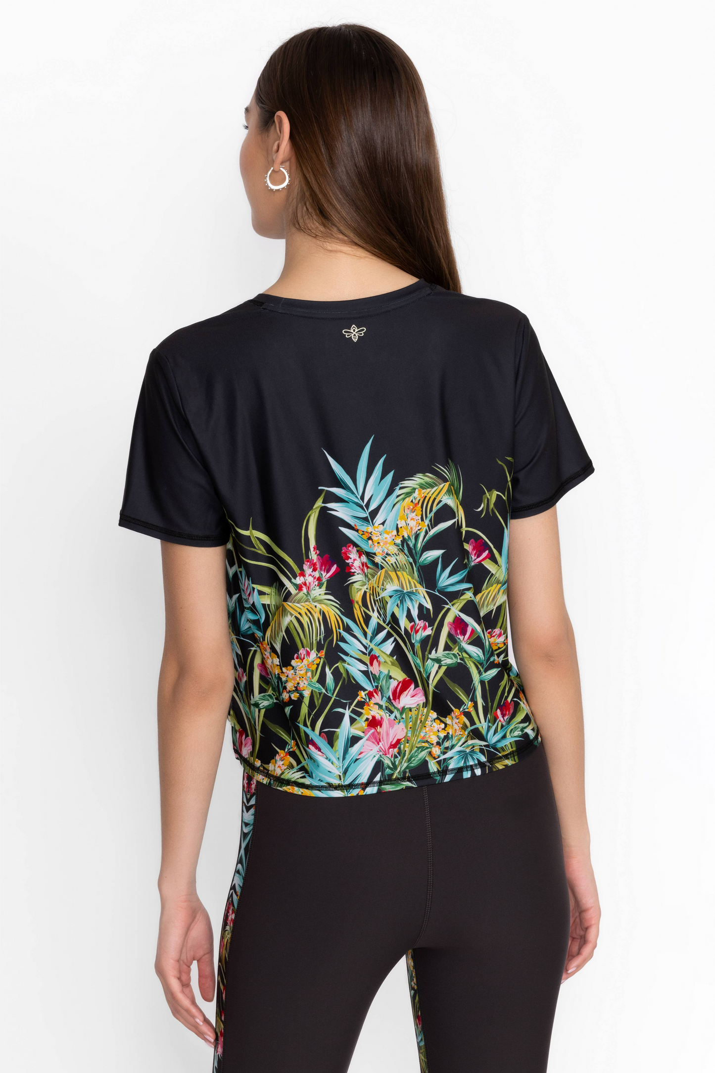 Bee Active Short Sleeve Step Hem Tee