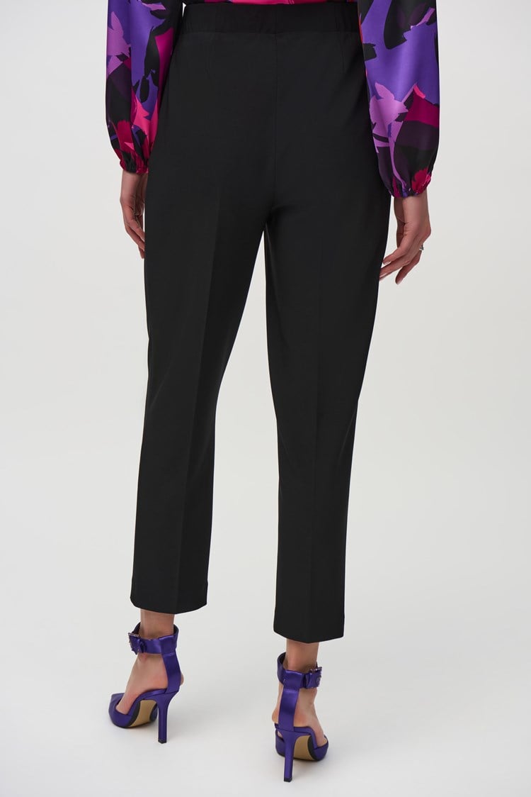 Silky Knit Crop Pull-On Pants