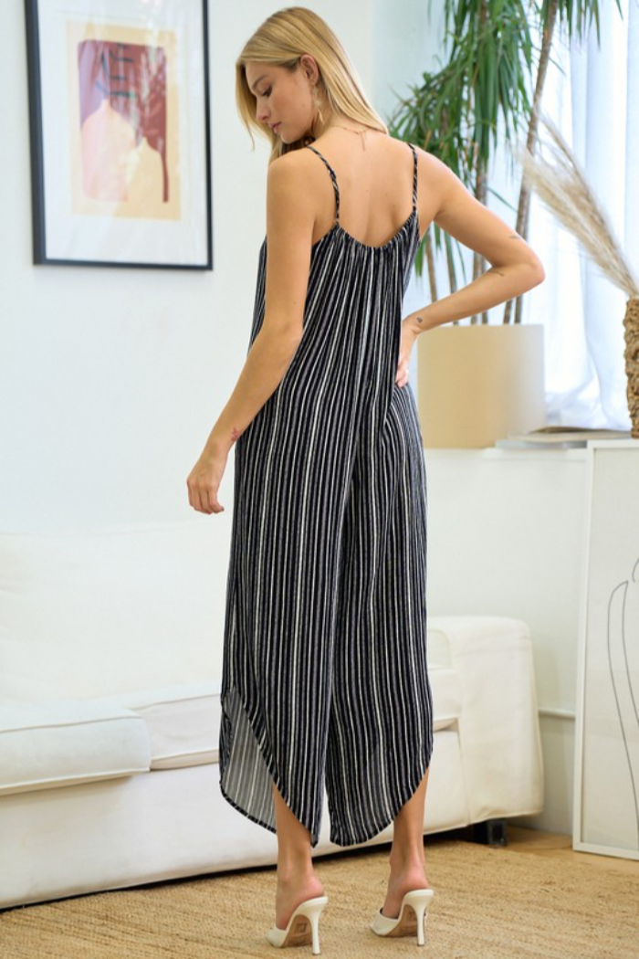 Striped Jumpsuit