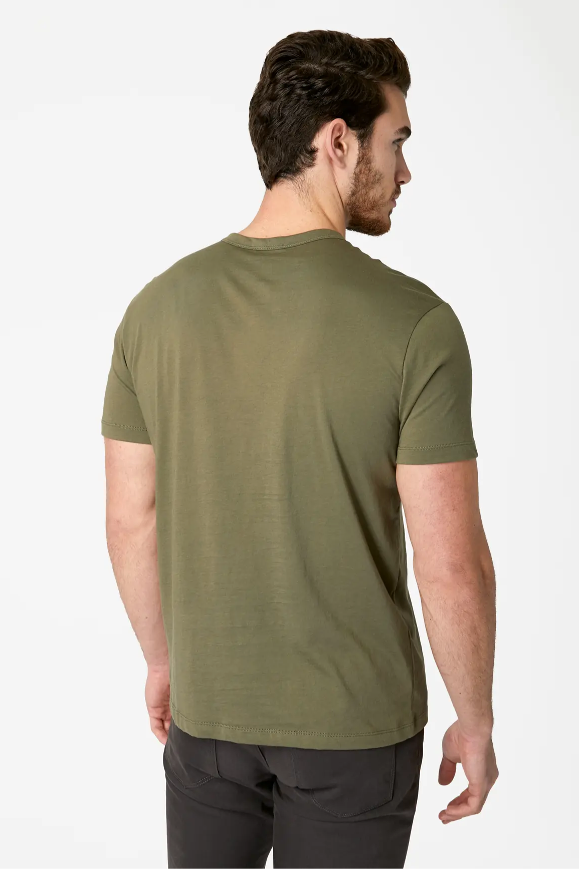 Anthology Supima Pocket T-Shirt - Basil
