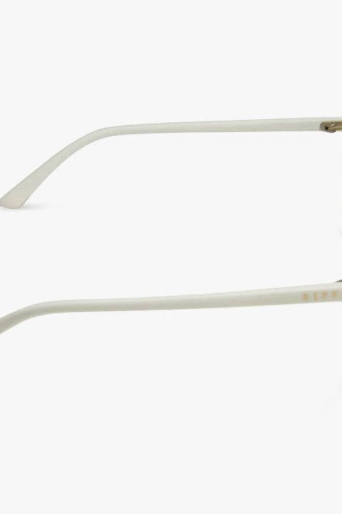 Tosca II Matte White + Pink Rush Mirror Sunglasses