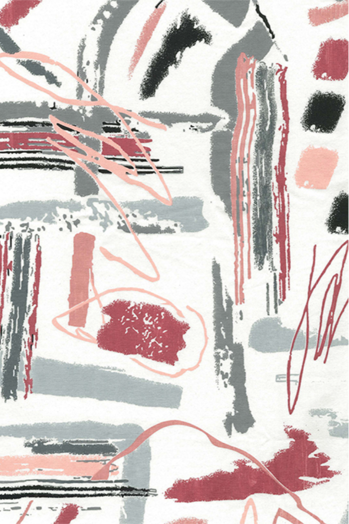 3/4 Slv Screen Print Top