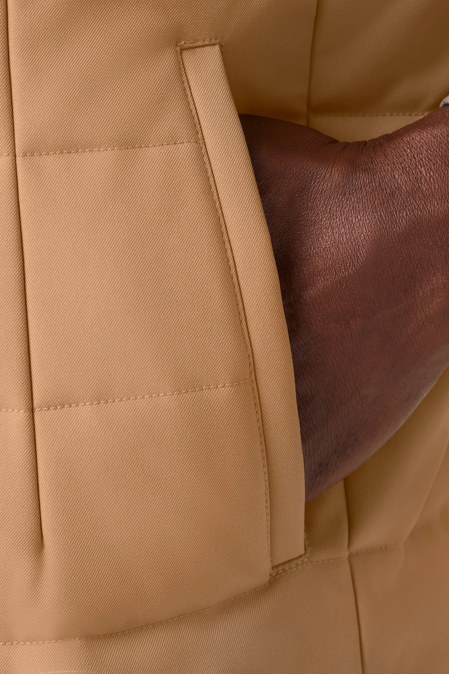 Aspen Vest - Beige Solid