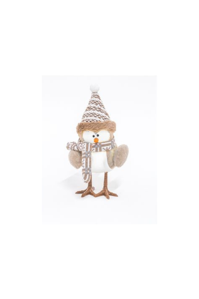 Winter Plush Bird Stander