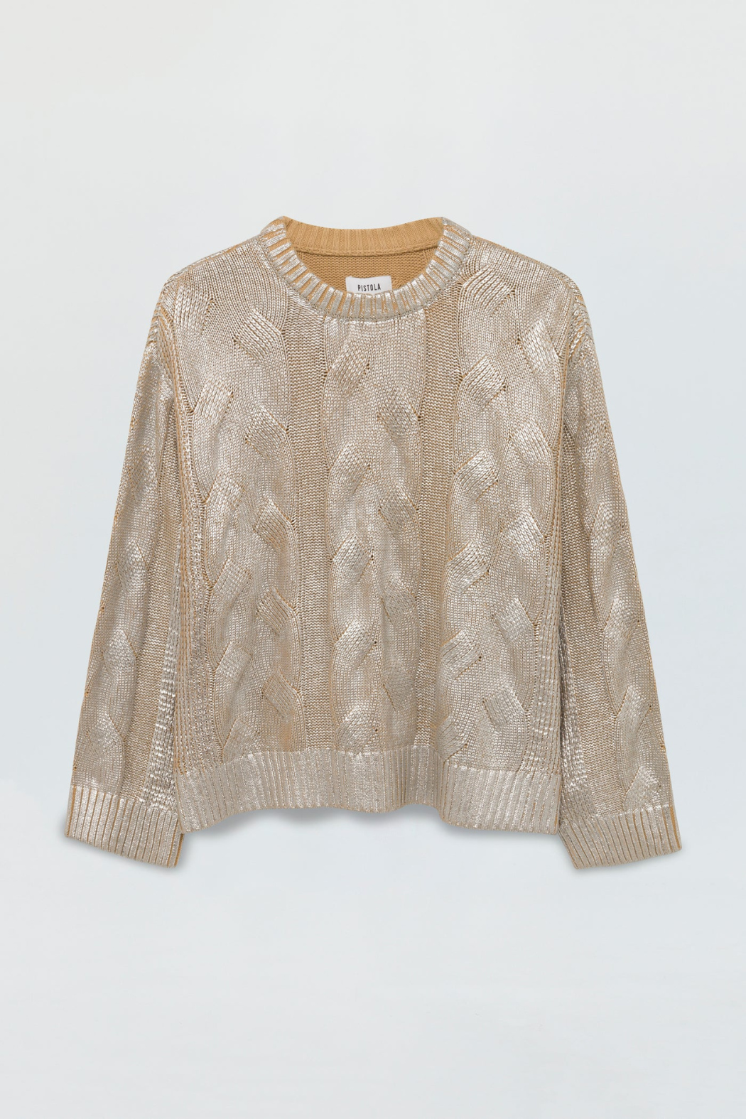"Everly" Met Cable Sweater