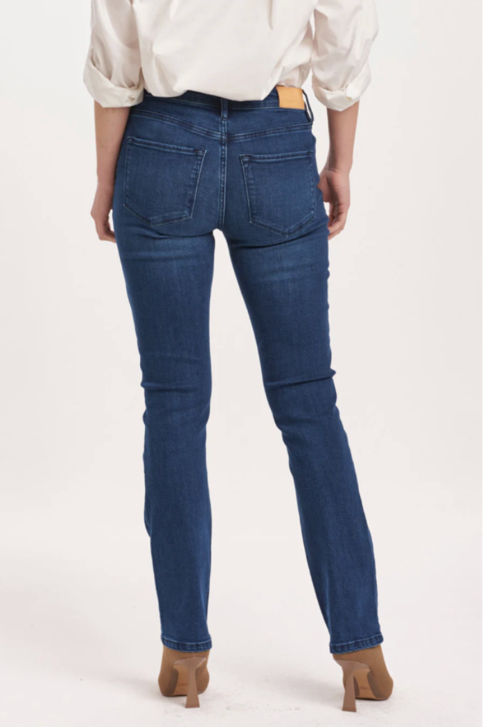 Blaire Violet Blue Straight Jeans