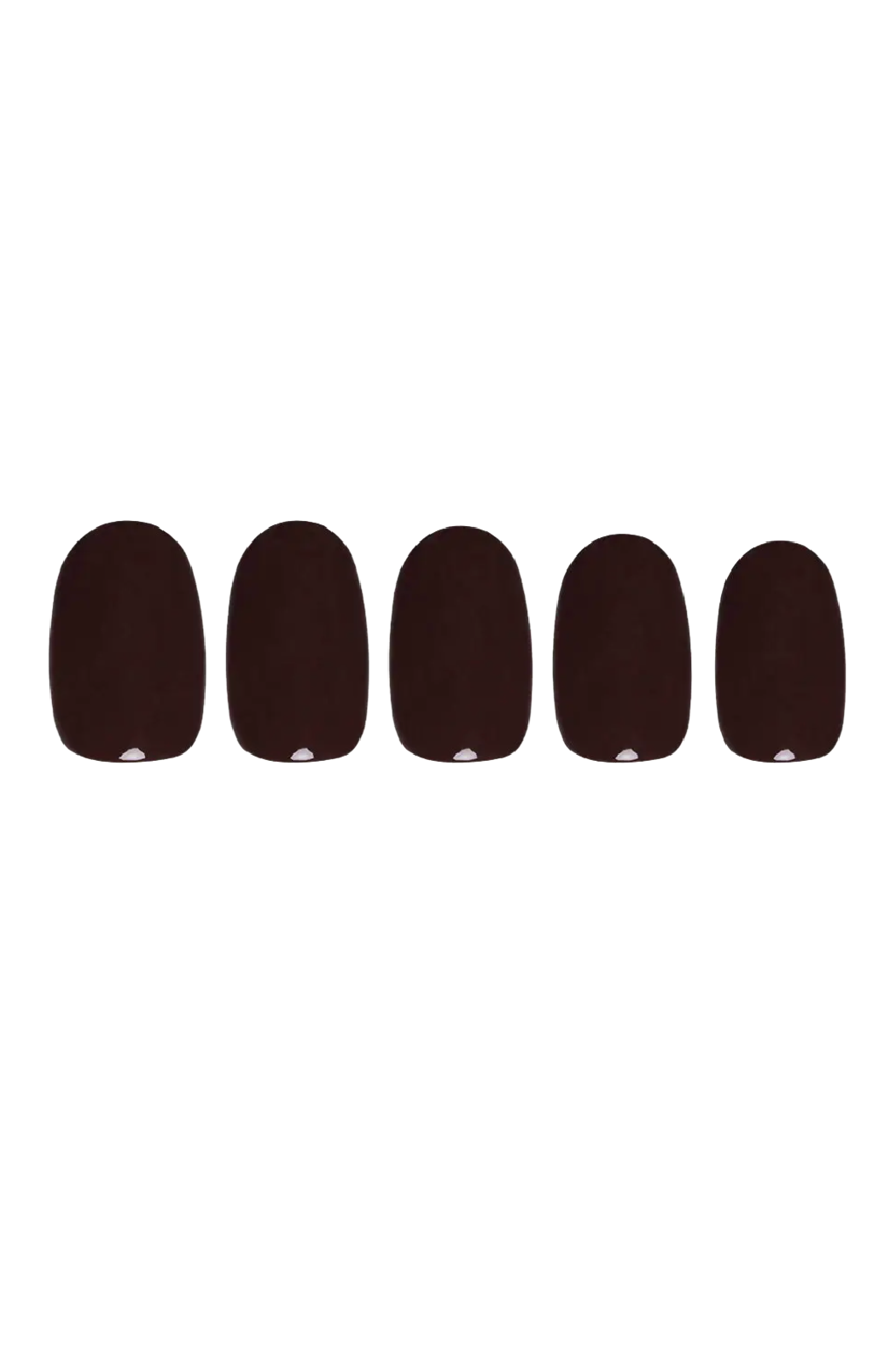 Bark Brown Press-On Nails | Fall Solids | Short Round