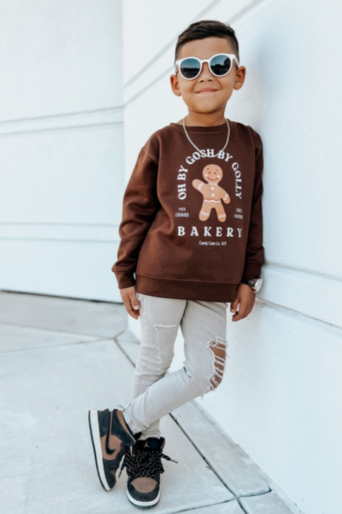 Oh By Gosh By Golly Gingerbread Kids Sweatshirt