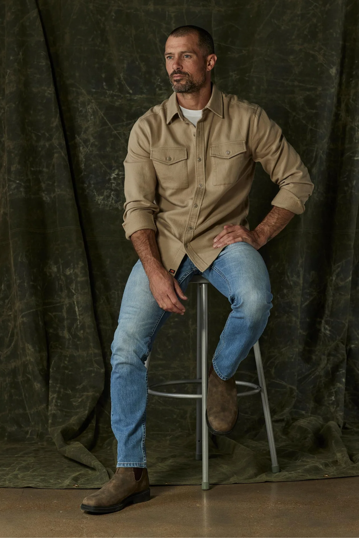 Big Jake Shirt Jacket- Smokestack