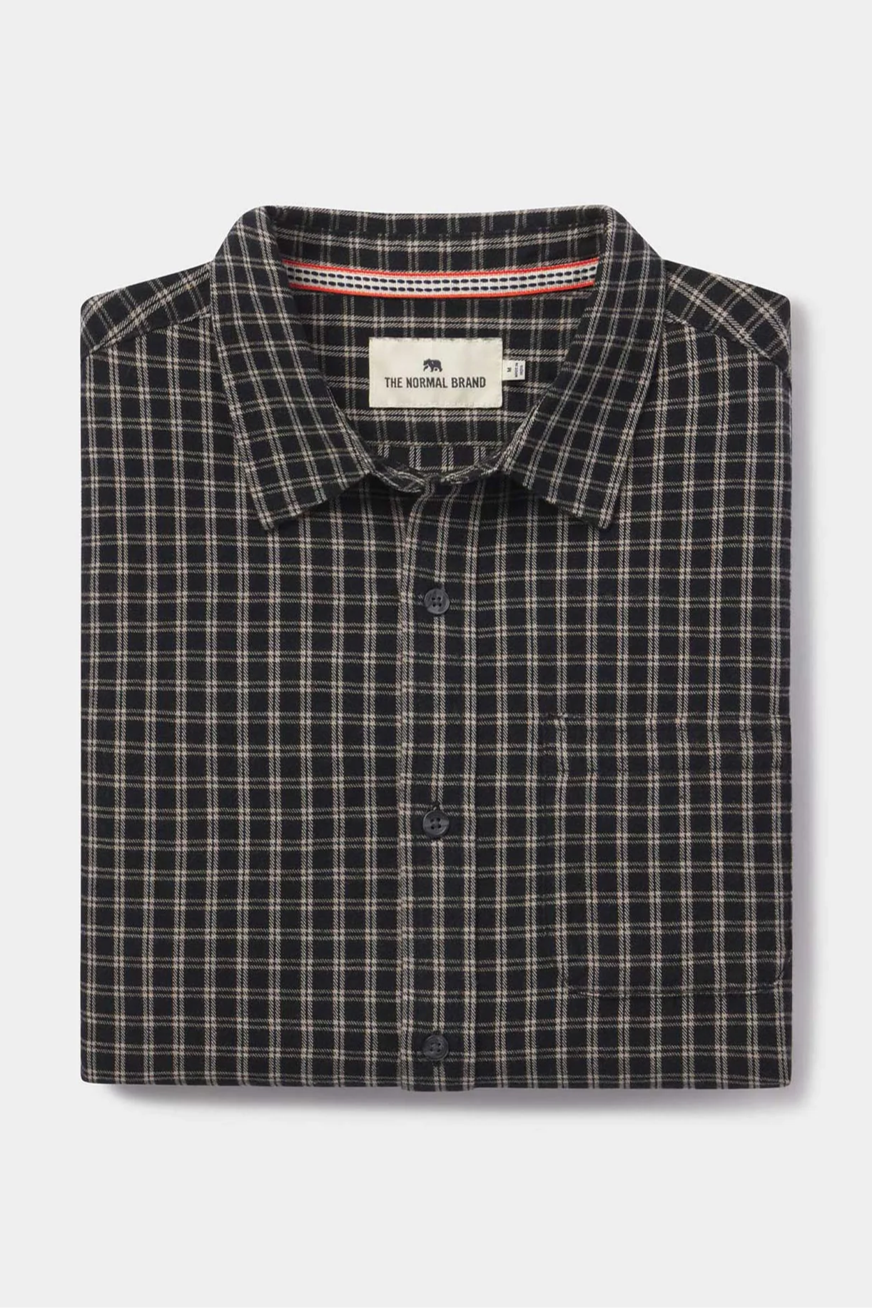 Nikko Button Up Shirt - Black Plaid