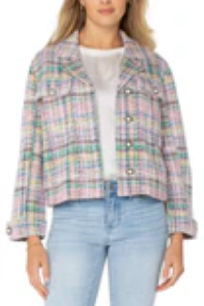 Button Front Boxy Shacket