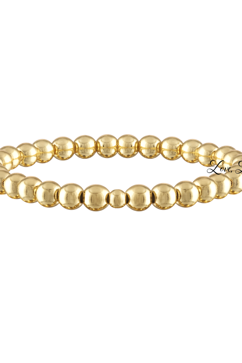 Build Your Own Stack Of Beaded Bracelets Made with Elastic