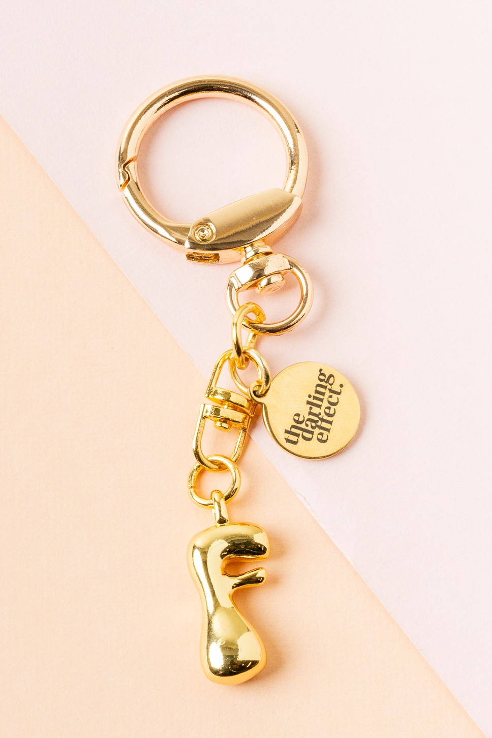 Bubble Letter Keychain