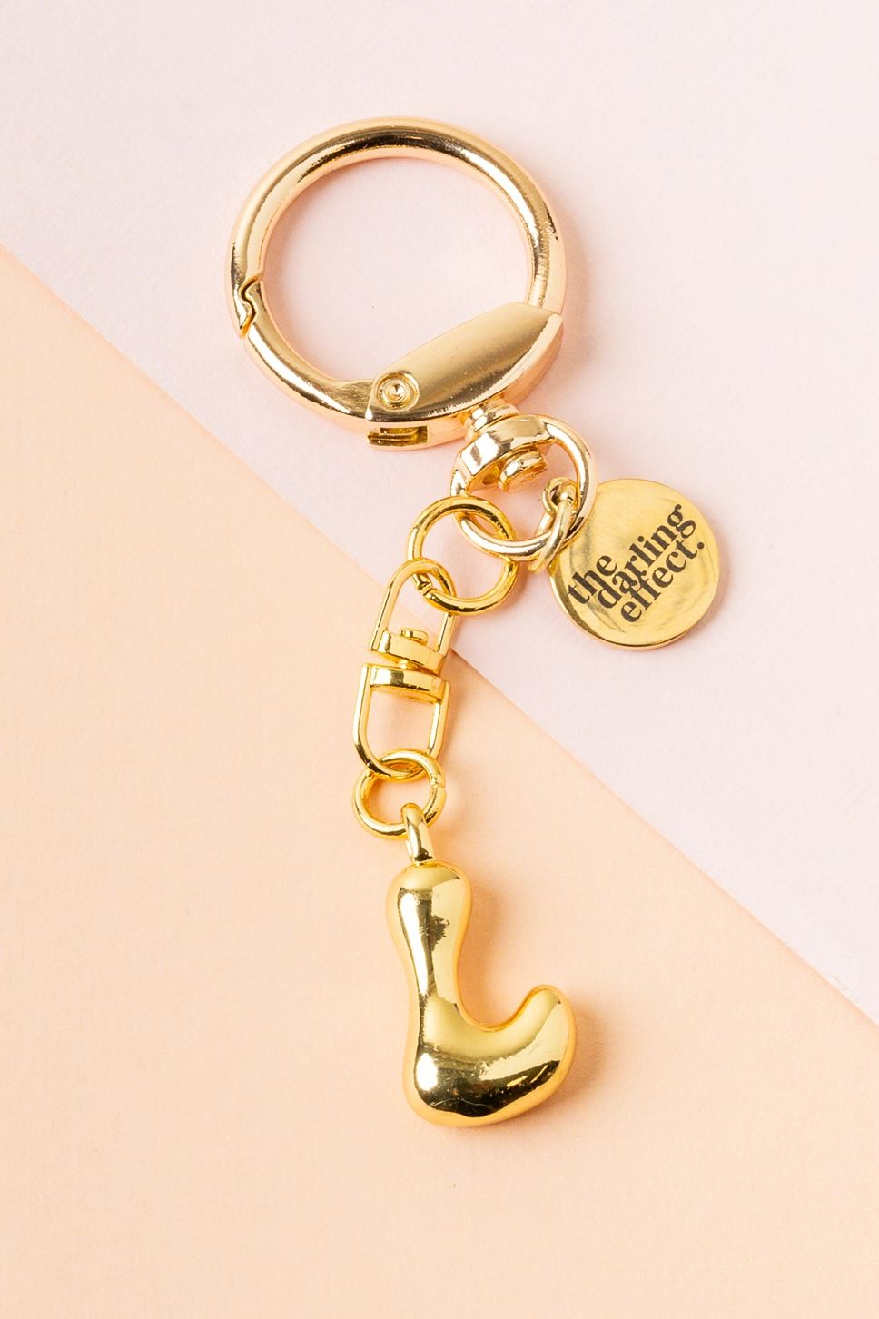 Bubble Letter Keychain