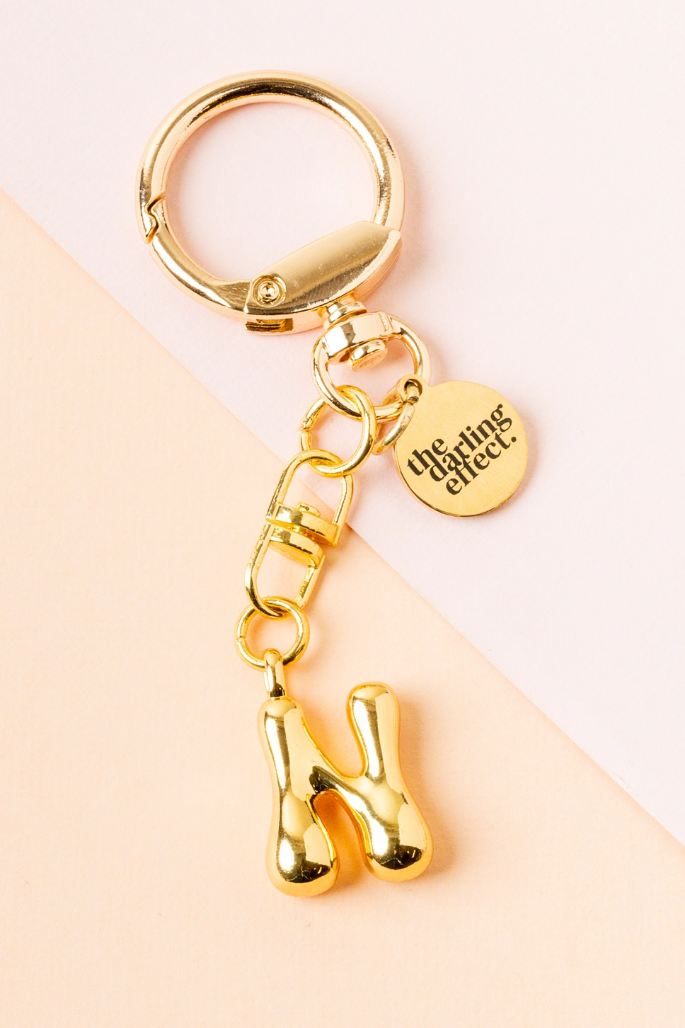 Bubble Letter Keychain
