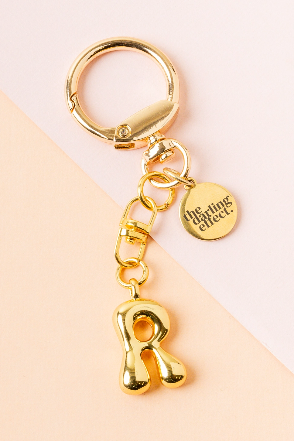 Bubble Letter Keychain