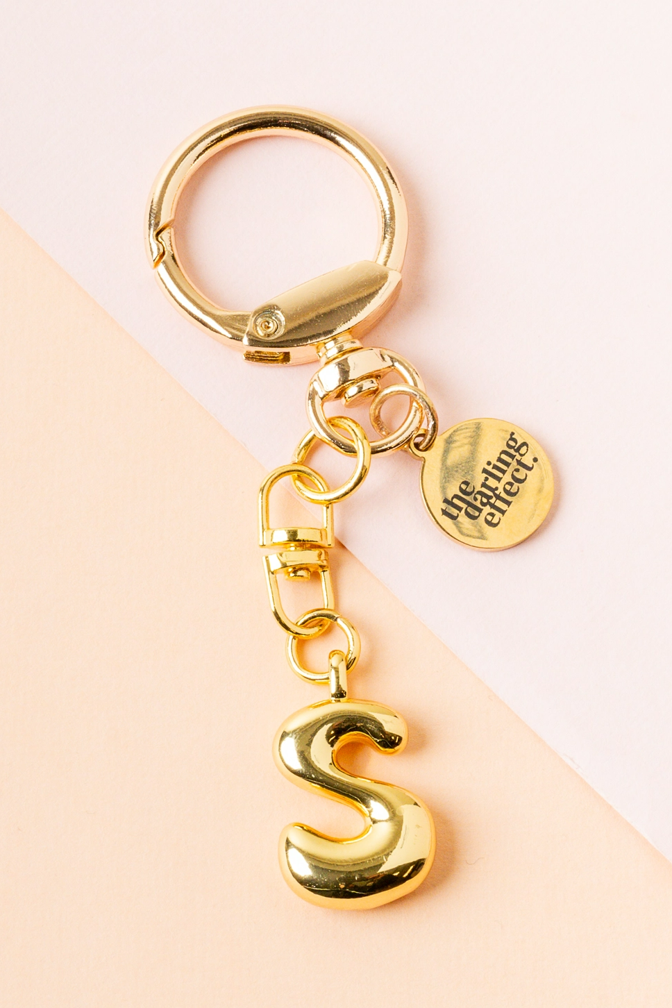 Bubble Letter Keychain