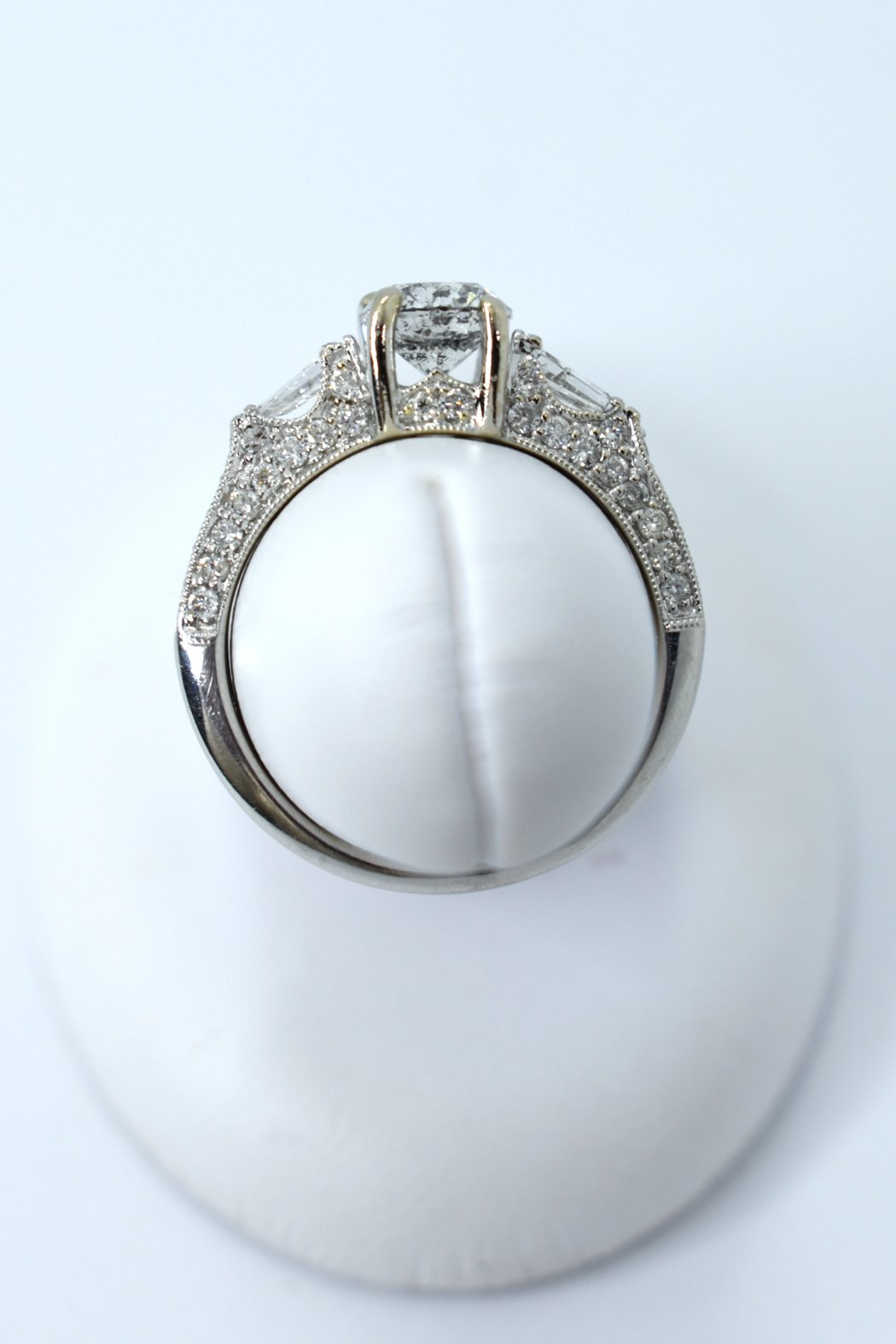 18kt White Gold Diamond Bridal Ring