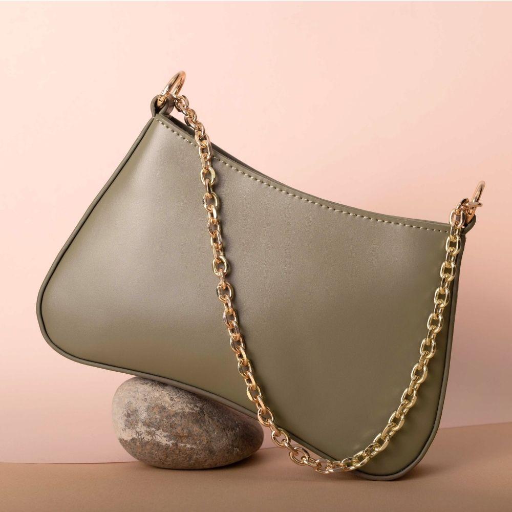 Alaia Sage Small Crossbody