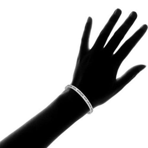 Silver "Girlfriends" Cuff Bracelet