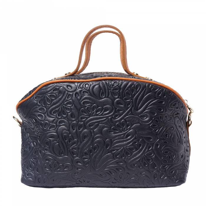 Tutti Designer Leather Makeup Bag ~ Black