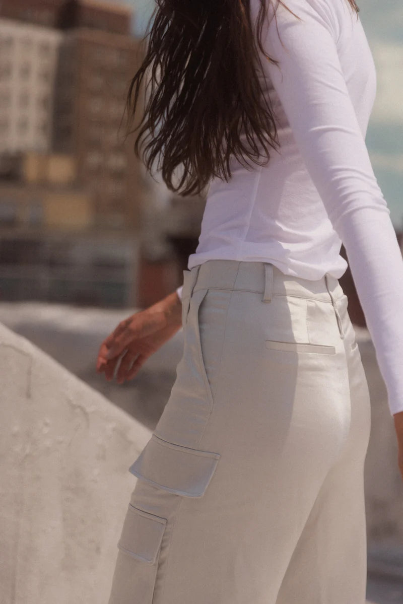 Cargo Pant in Silver