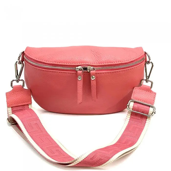 NEW Genuine Leather Waist Fanny Crossbody Messenger