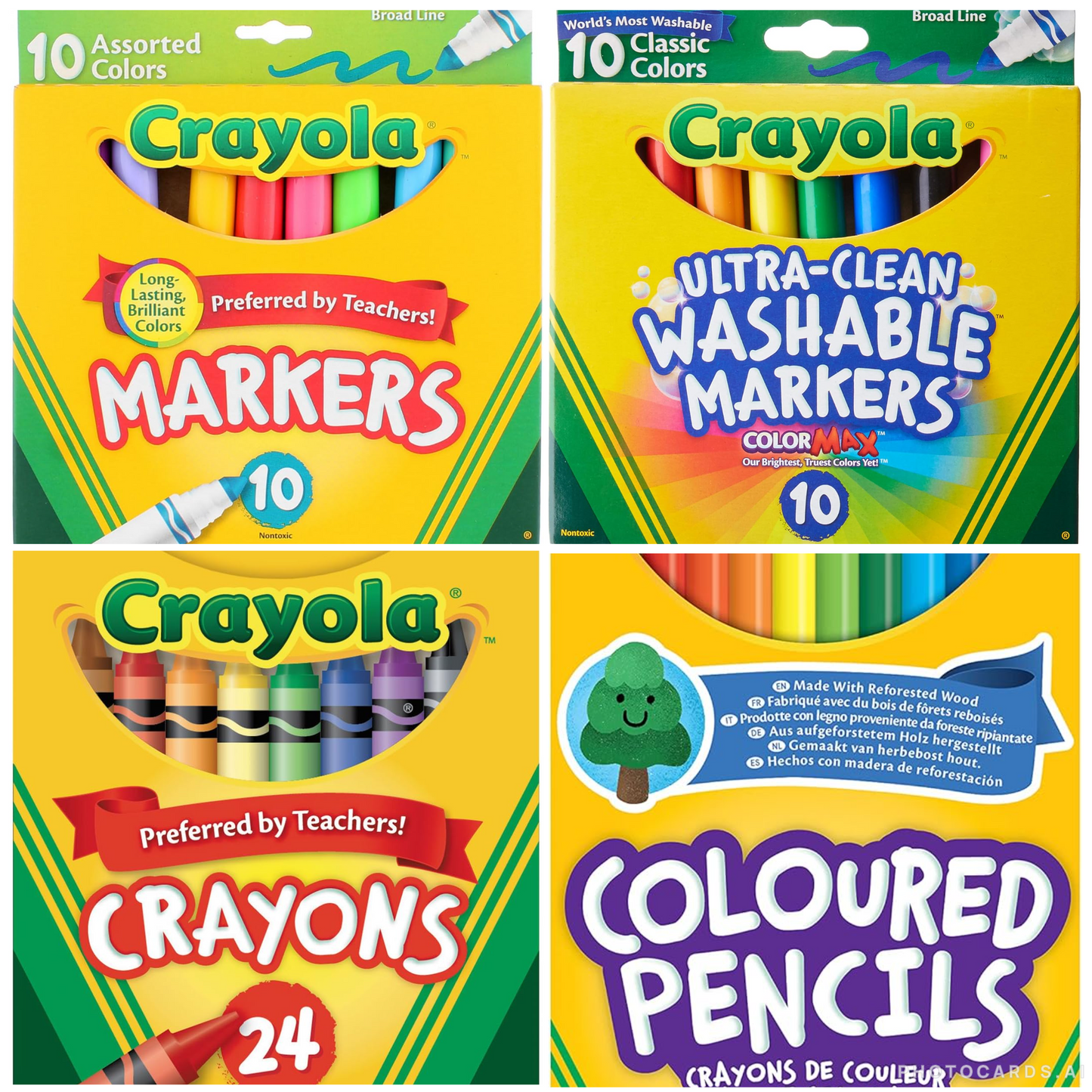 School Backpack with Free Crayola Set