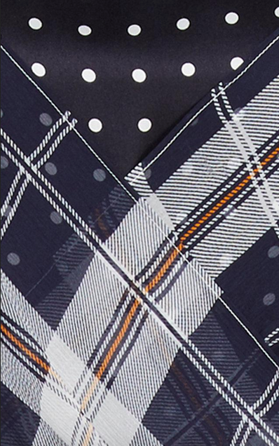 Sportmax Poltava Check and Polka-dots Dress