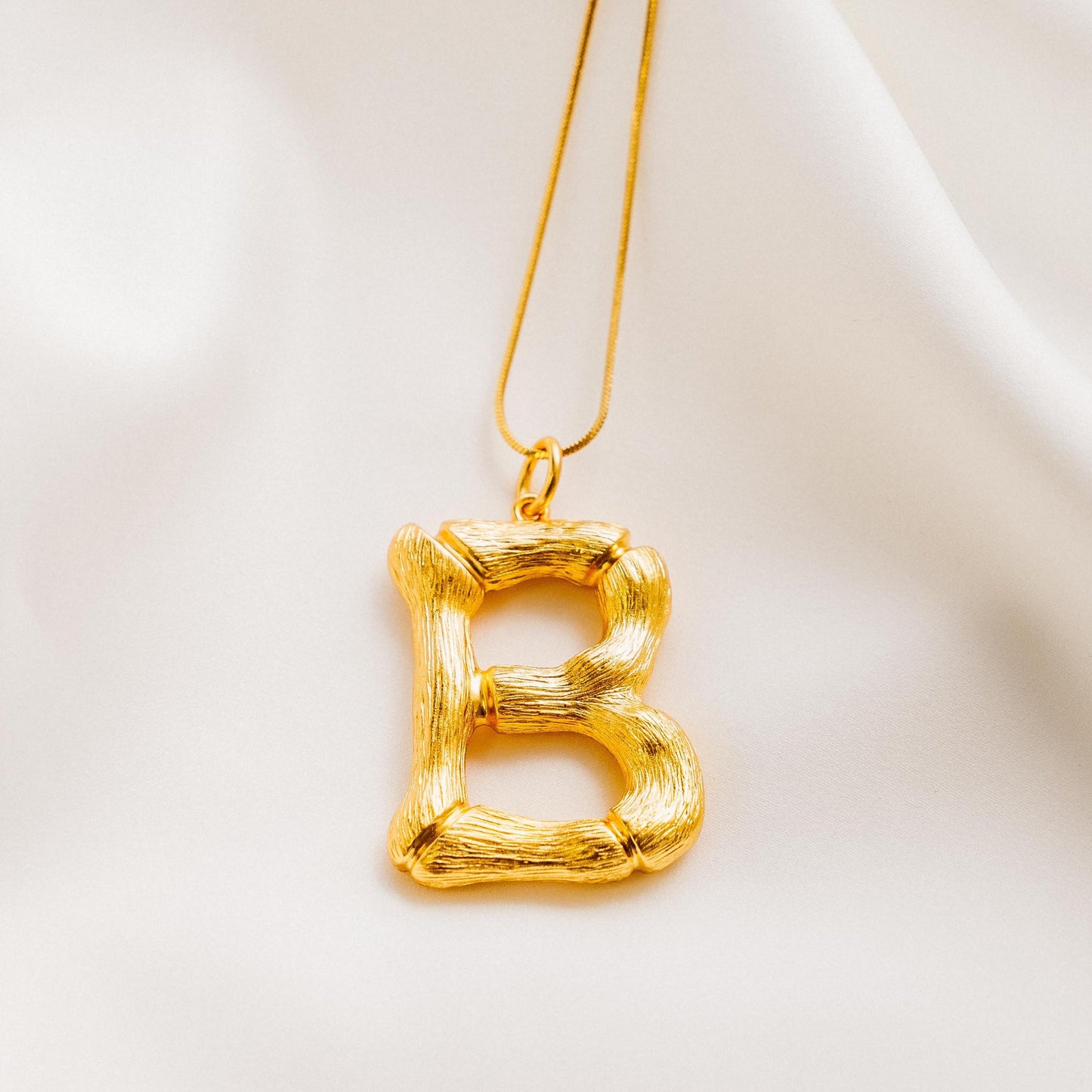 Vintage Oversized Alphabet Necklace