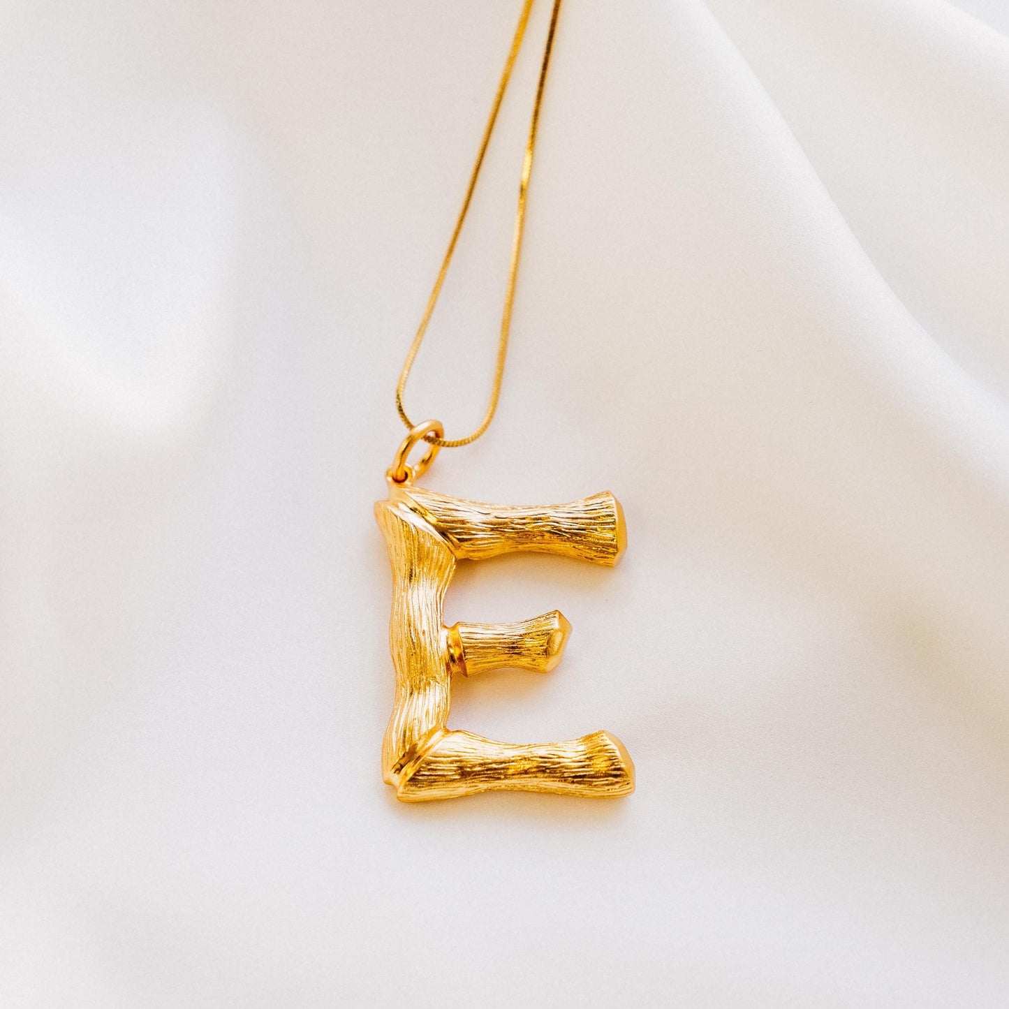 Vintage Oversized Alphabet Necklace