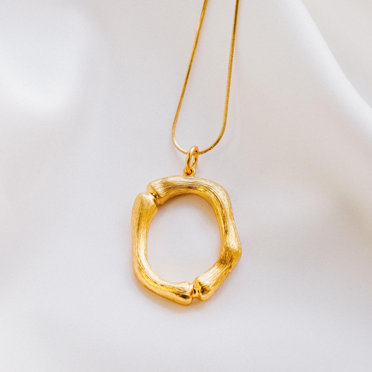 Vintage Oversized Alphabet Necklace