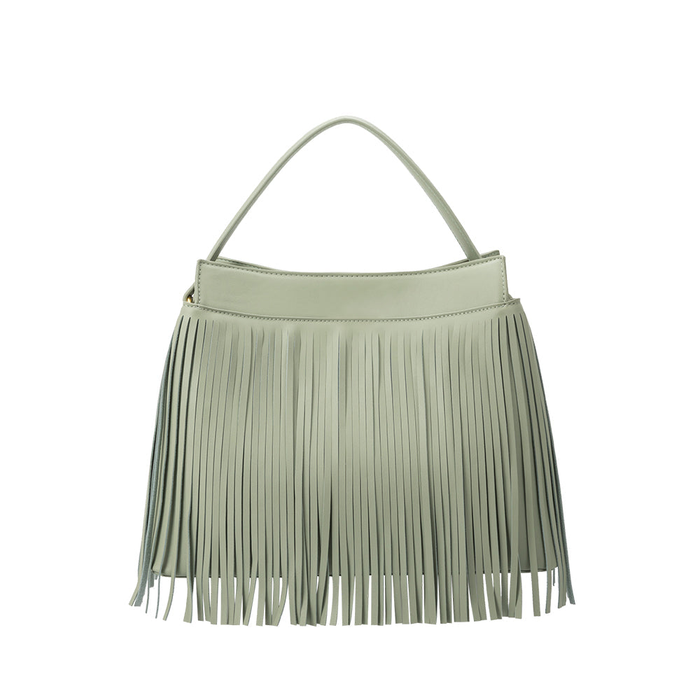 Anne Mint Recycled Vegan Top Handle Bag