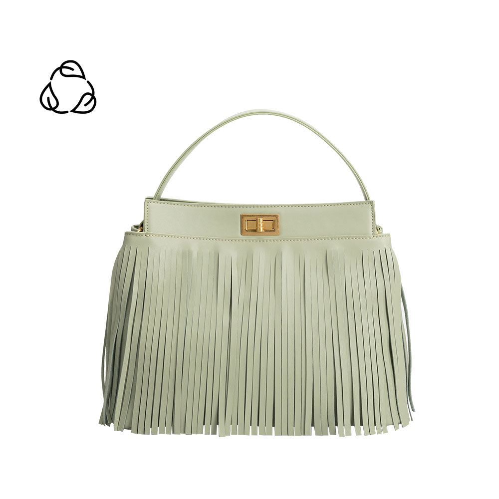 Anne Mint Recycled Vegan Top Handle Bag