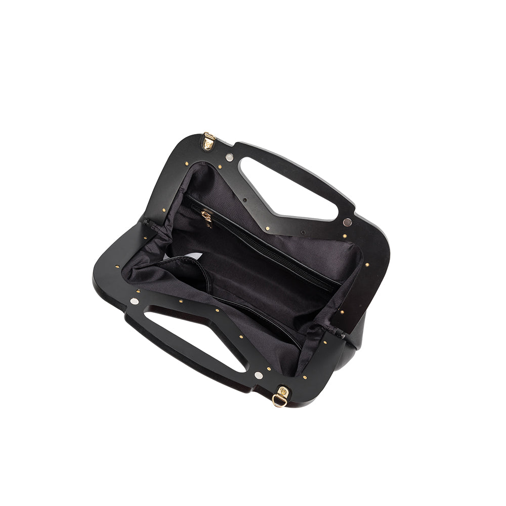 Angie Black Small Crossbody Bag