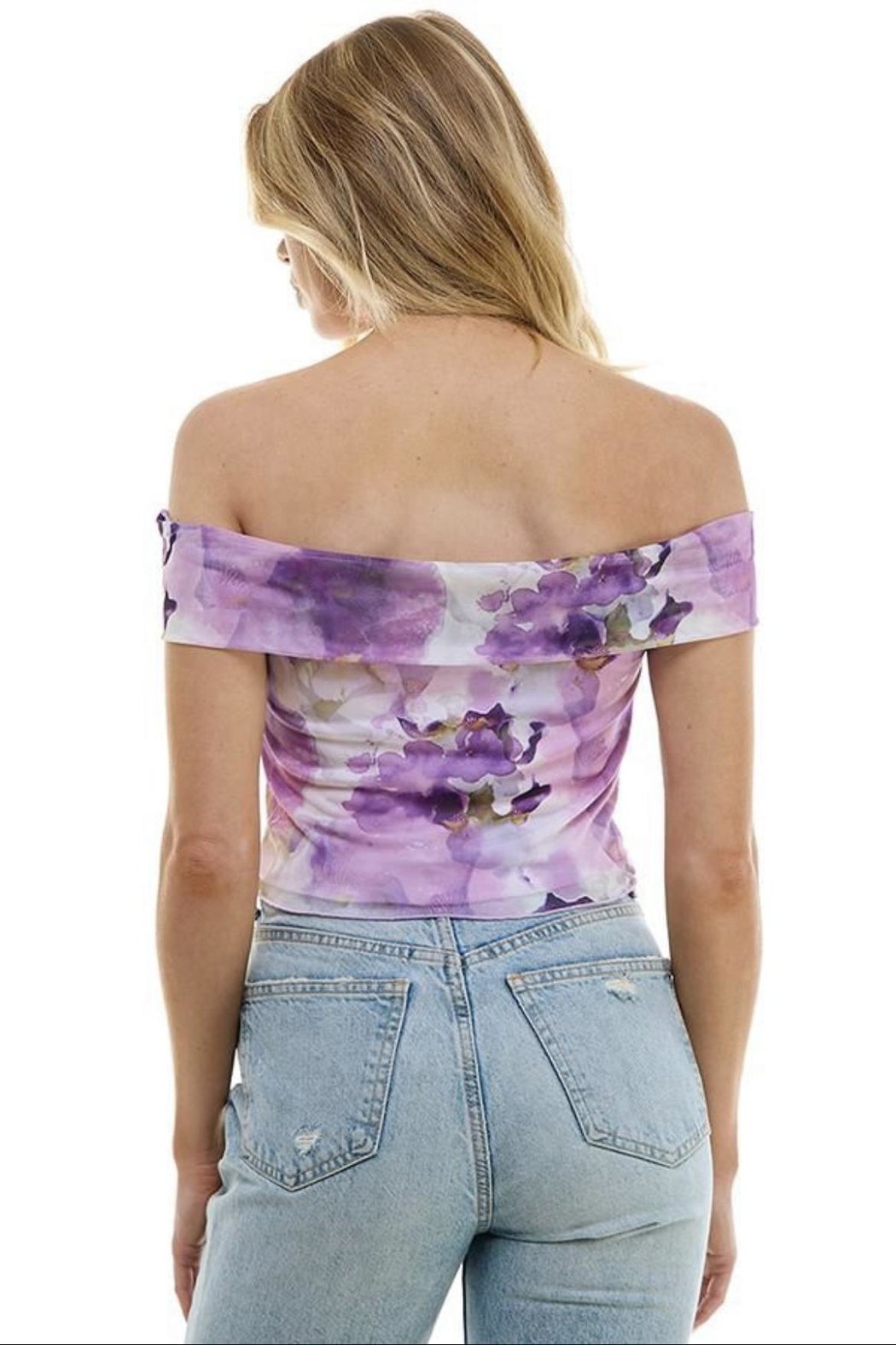 Off-Shoulder Floral Top