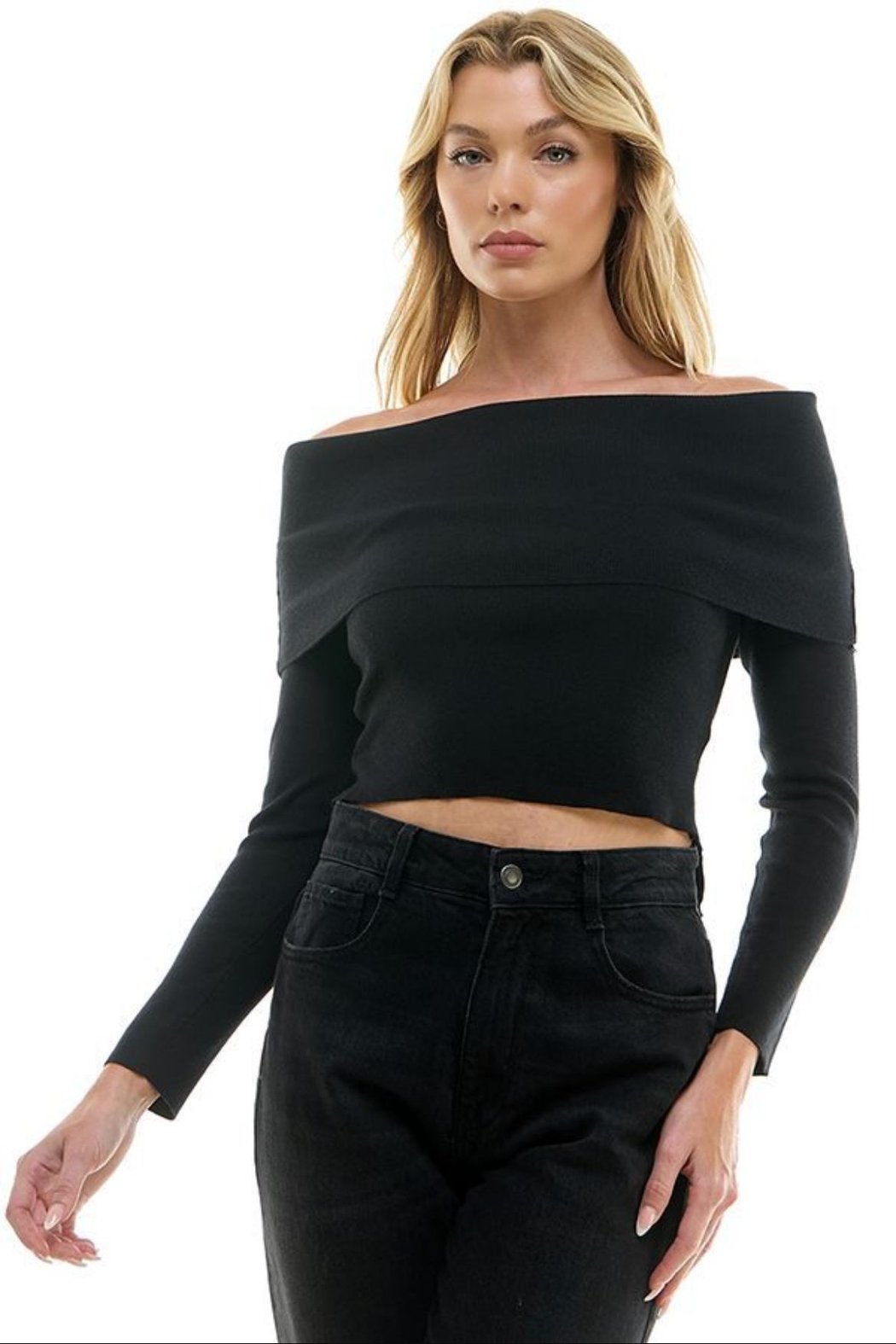 Off Shoulder Sweater