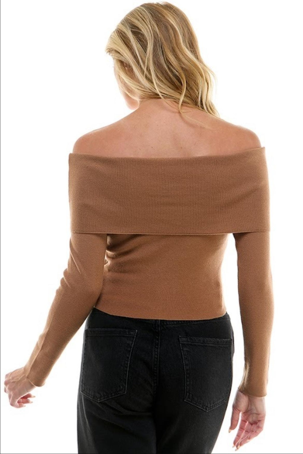 Off-Shoulder Sweater Top