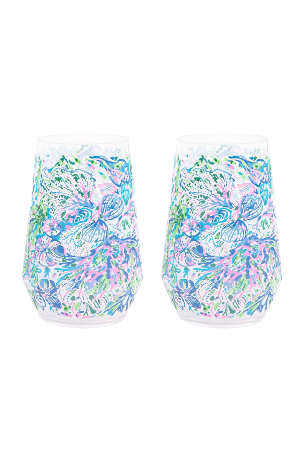 ACRYLIC WINE GLASS S/2