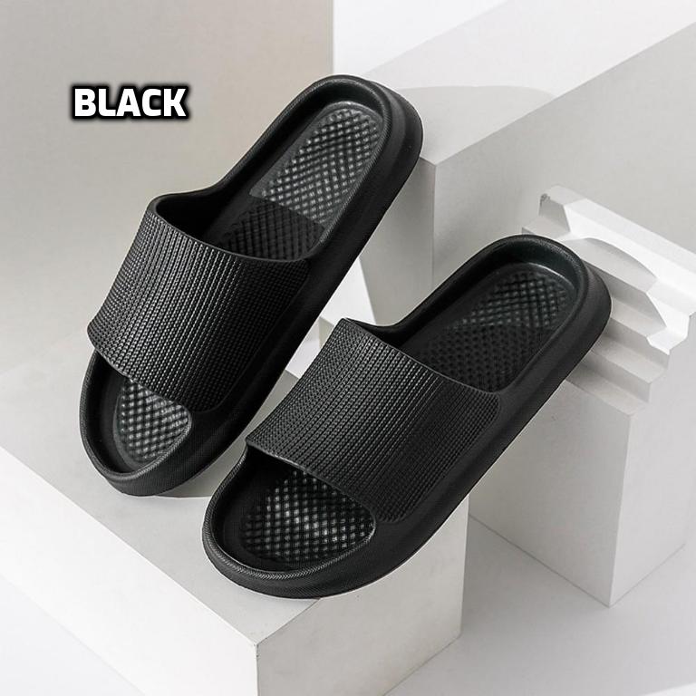 Unisex Minimalist Textured Cloud Slippers - 4 Colors