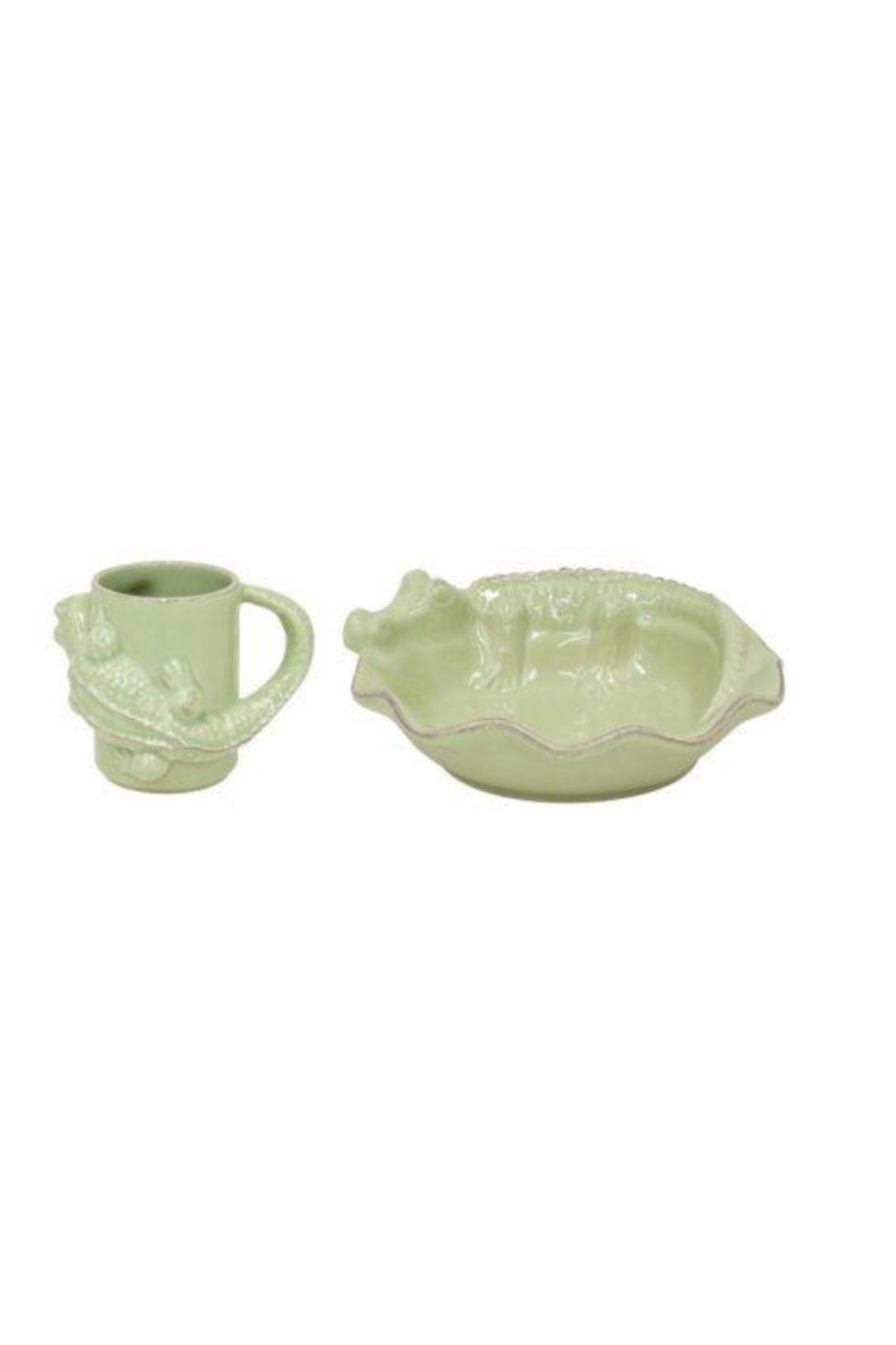 ALLIGATOR PLATE AND MUG