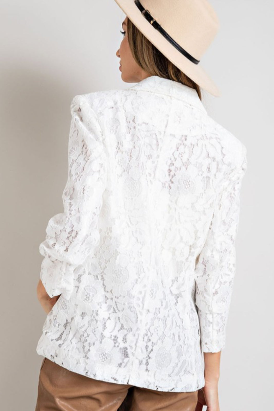 Allover Lace Blazer