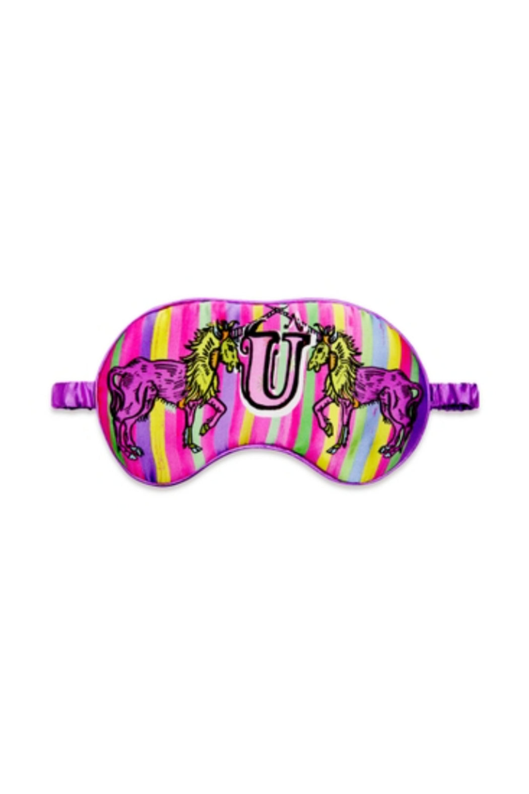 Alphabet Silk Eye Mask