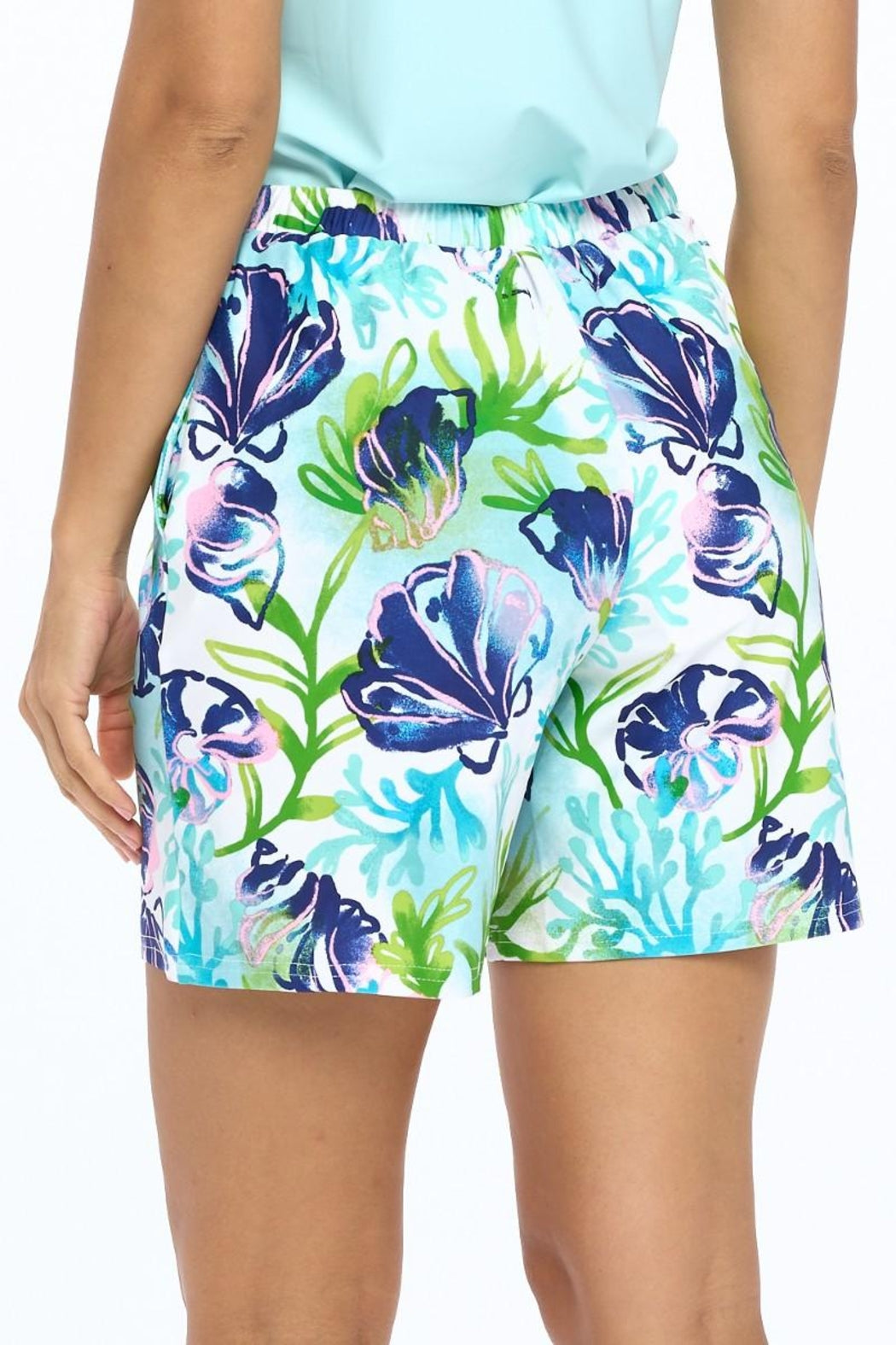 White Pull-On Shorts