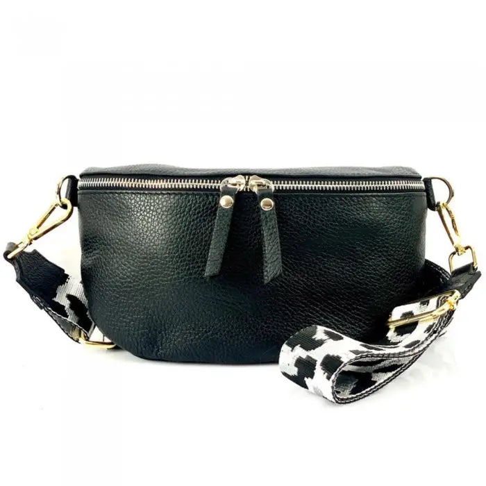 NEW Genuine Leather Waist Fanny Crossbody Messenger