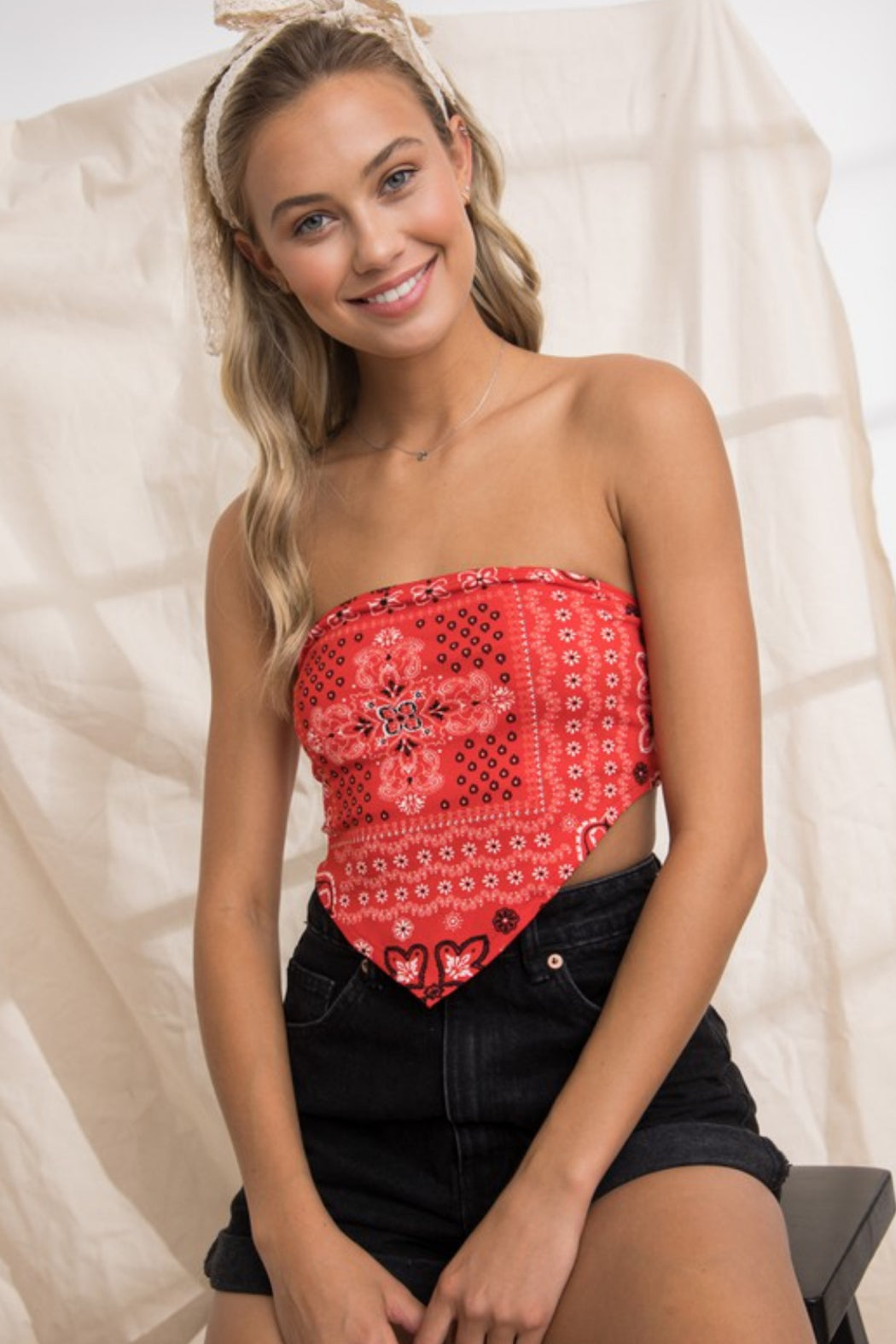 Bandana Crop Top