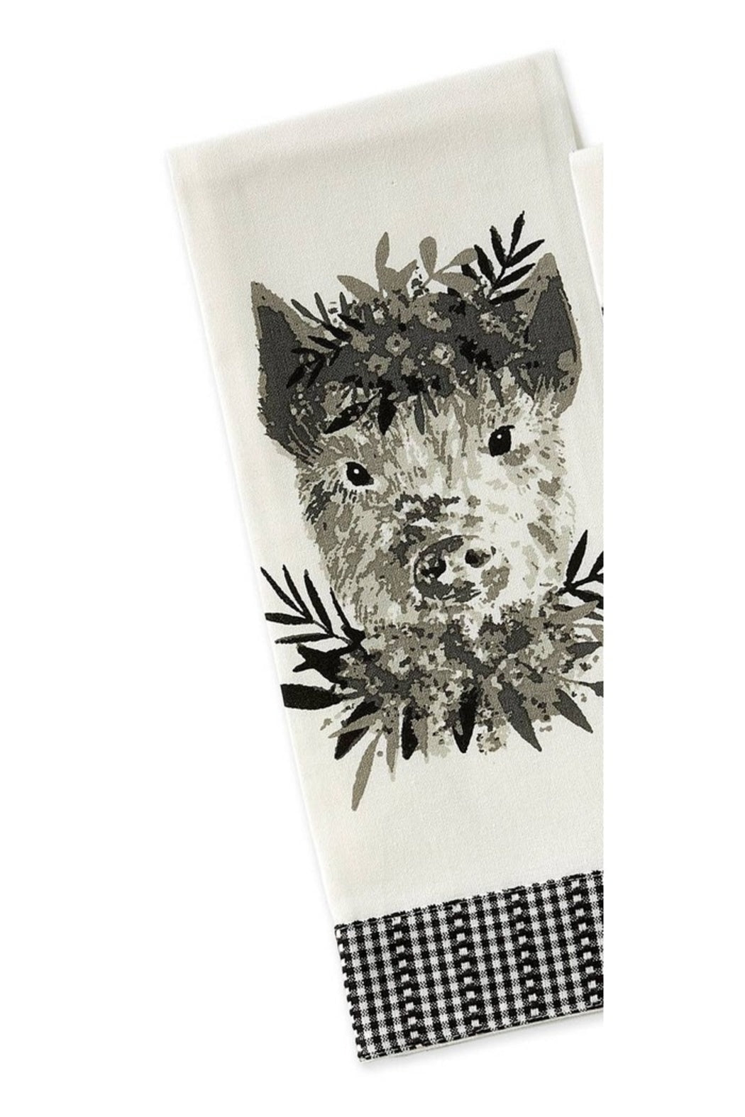 Barn Animals Embellished Dishtowels